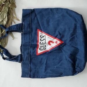 GUESS Vintage Denim Tote